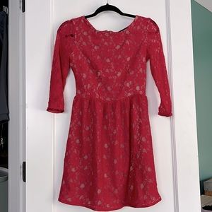 Red Lace Dress